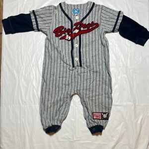 Big Dogs Gray and Navy Kids One Piece